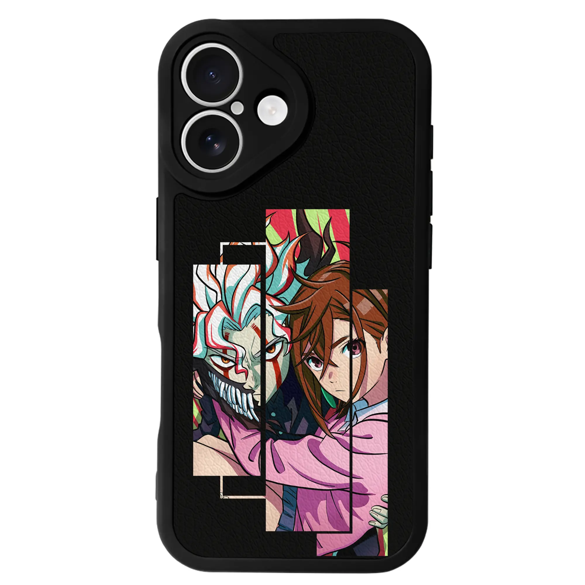 ダンダダン グッズ,綾瀬桃 - IPhone 16シリーズ対応 ・ シリコンスマホケース ・ レザー調 ・ 高精度フィット ・ 耐衝撃 ・ ワイヤレス充電対応 ・ 精密カット